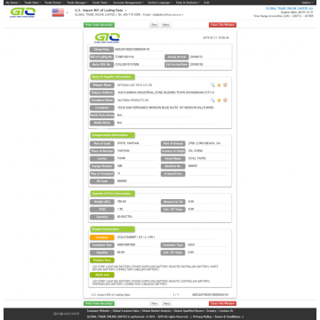 USA buyers for battery