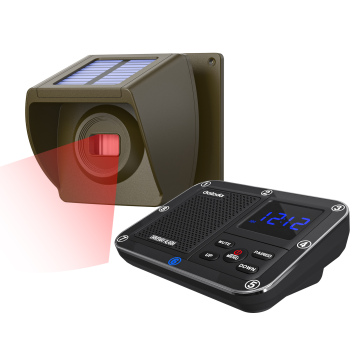 High-Sensitivity Weatherproof Driveway Motion Detector for Ultimate Home Security