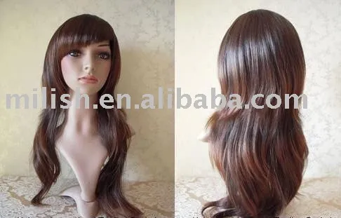 sexy ladies high quality synthetic fashion wig MFW-0009