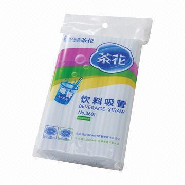 Unwrapped sip straw, reliable and safe, colors and shapes OEM