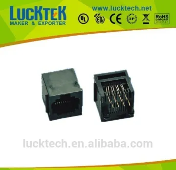 RJ45 UTP 3.5MM jack PCB keystone jack
