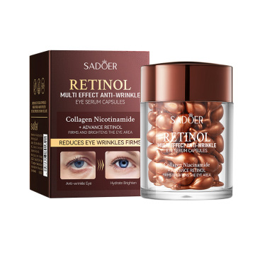 Whitening und Feuchtigkeitsdauer von Retinol-Anti-Falten-Feste-Gesichtscreme-Kapseln