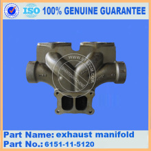 6151-11-5120 KOMATSU PC400-7 exhaust manifold 6151-11-5120