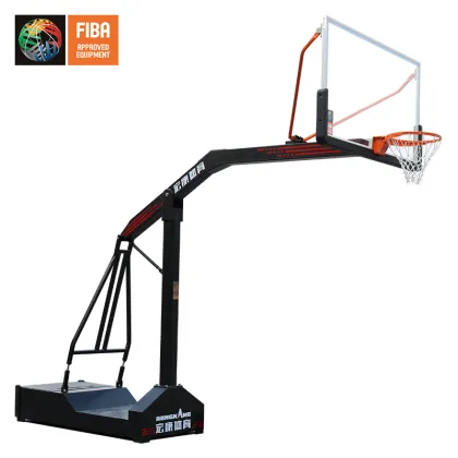 Customized Mechanically-Adjusted Basketball Hoop Stand