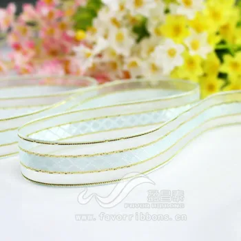 Jacquard Metallic Ribbon