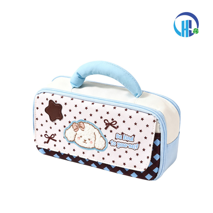 Tas Alat Tulis Anak Anjing Kartun Genggam