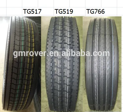 semi tires 295/75r22.5 truck TRANSKING GMROVER with PLI Smartway