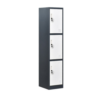 3 door metal locker