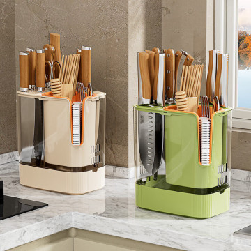 2024 Maxcook Plastik Knife Holder - Hot Sale Kitchen Chef Pisau Penyimpanan Rak