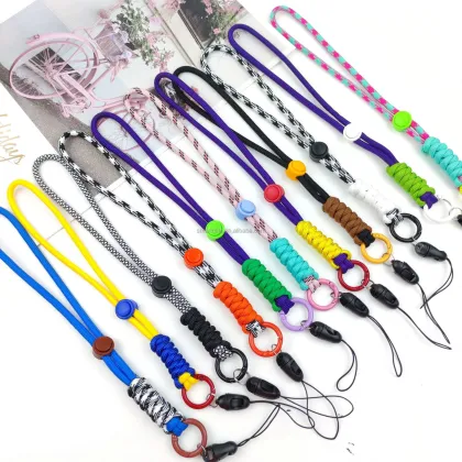 2 Color Custom Phone Chain Silicone Mobile Phone Lanyard