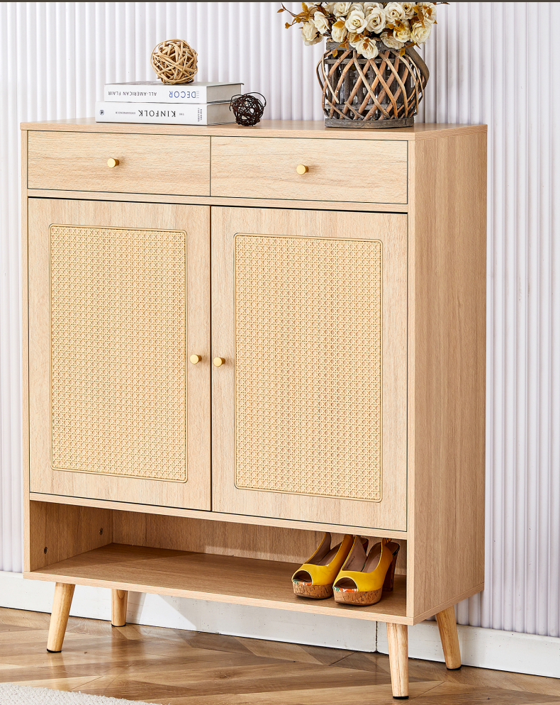 Stylish Shoe Cabinet Storage with Door Design