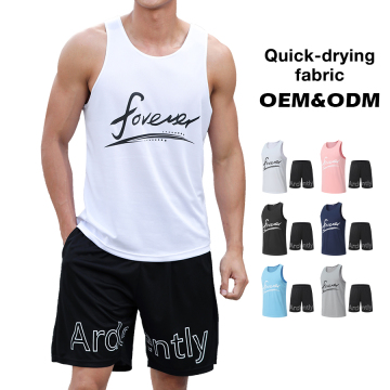Men Sleeveless Workout Tank Top for Gym Training