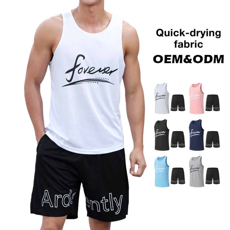 Men Sleeveless Workout Tank Top for Gym Training