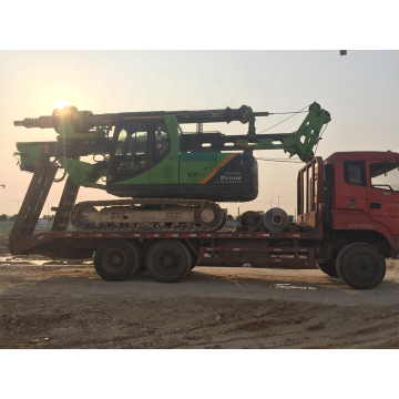High Efficiency Hydraulic Hard Rock Piling Drilling Rig with China Chassis