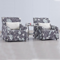 Metal Lounge Stoff Einzel Sofa Sessel Design