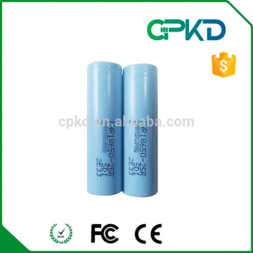 18650 25R 3.6V lithium ion rechargeable battery 20A high drain INR18650-25R