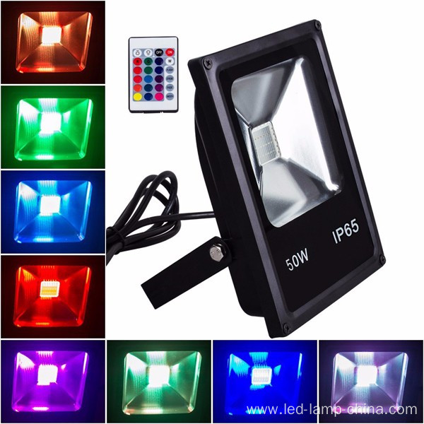 Bright and energy efficient flood light