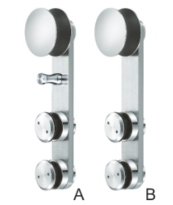 HA-0210 stainless steel sliding door glass hanging wheel