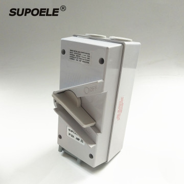 CE RoHS Compliant IP65 Waterproof 4Pole 20Amp M180 Isolator Switch AC250V-440V