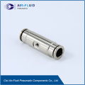Air-Fluid High Pressure Push Lock Coupling Union.
