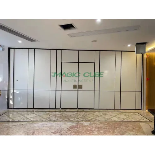 Anti-fire wooden acoustic partition movable walls