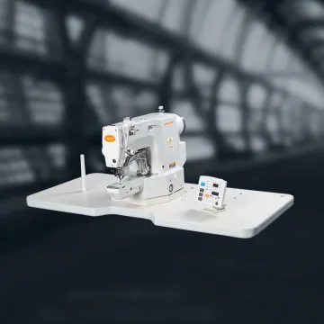 Electronic button sewing machine