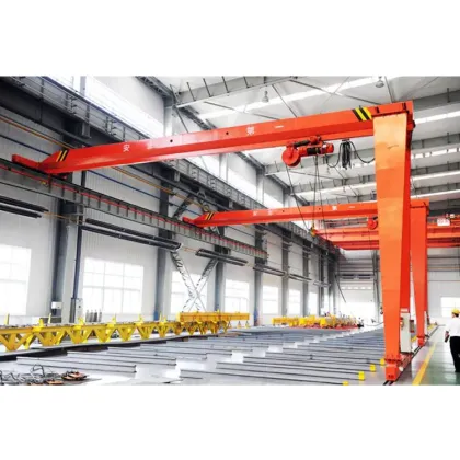 Single Girder Gantry Cranes: 5T, 10T, 20T, 30T Semi-Portal Cranes