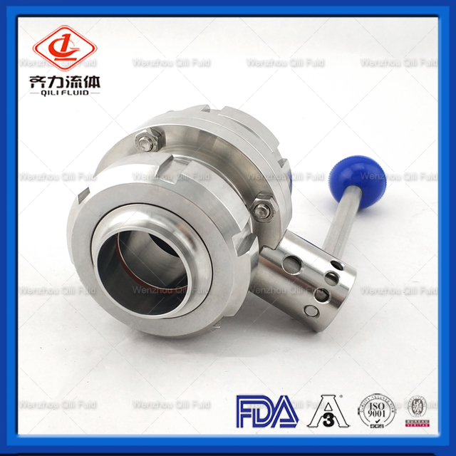 Sanitary Stainless Steel Butterfly Valve 145