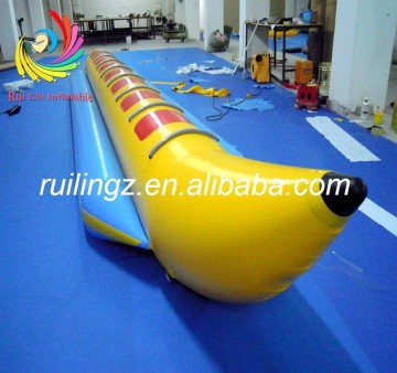 2014 hot water sport 8 perosn durable pvc inflatable banana boat