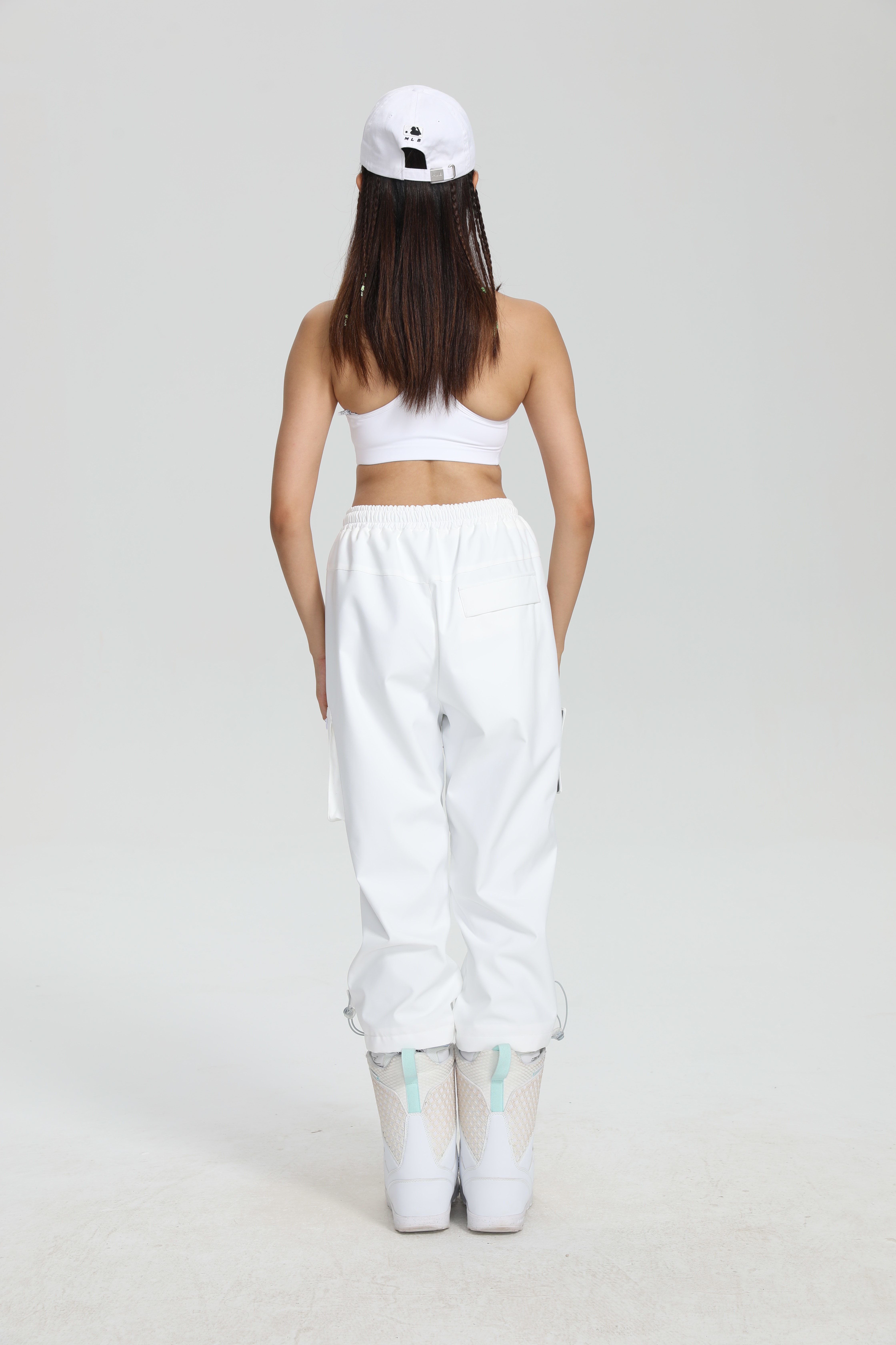 Ski pants women's veneer skinny tide girdle