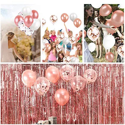 set confetti balloon decorations wedding decorations