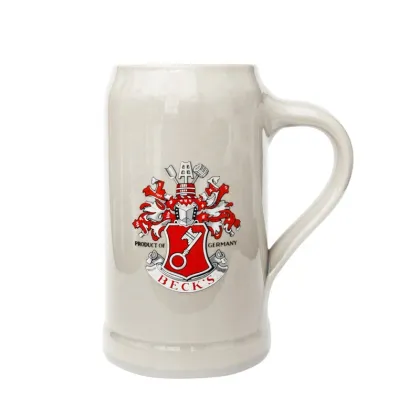 Ceramic Budweiser Beer Mug 500ml Stein with Logo