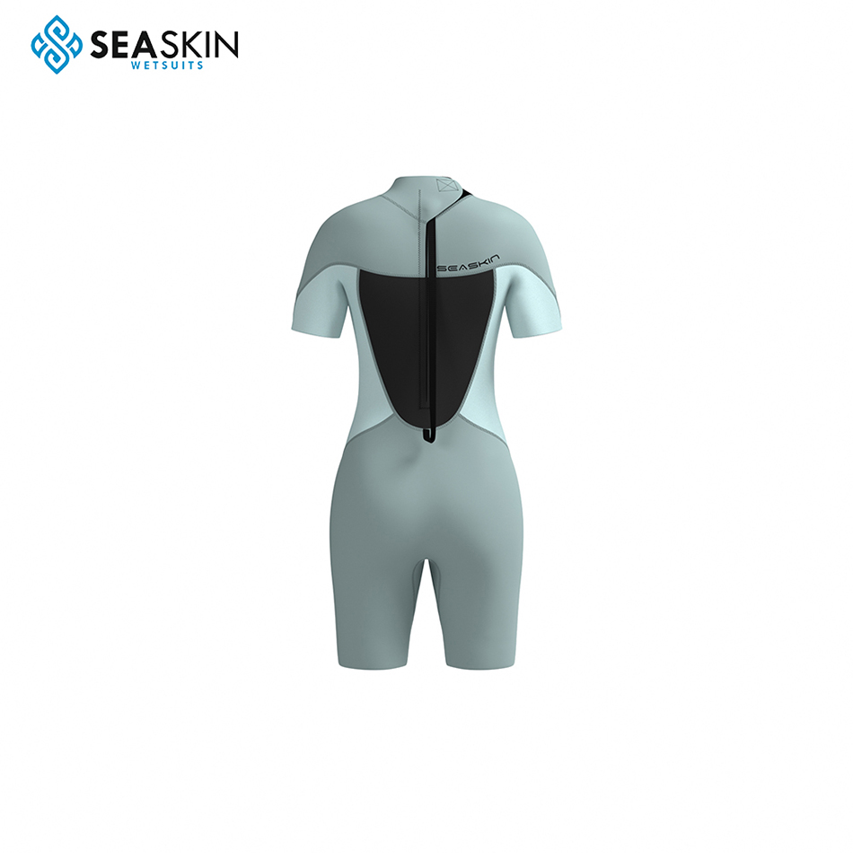 Seaskin 3mm Neoprene Eco-Refamily Shorty Wetsuit for Women