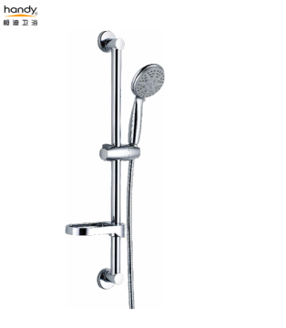 Bathroom In-Wall Mounted Shower Set With Sliding Bar