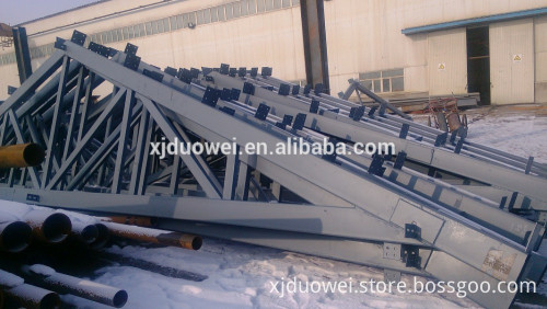Triangular Structural Steel Frame Production And Delivery Of The Triangular Roof Trusses Steel Structure ...