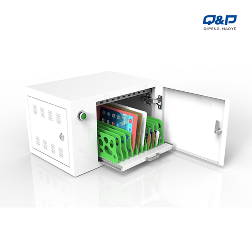 Wall mounted charging cart in store