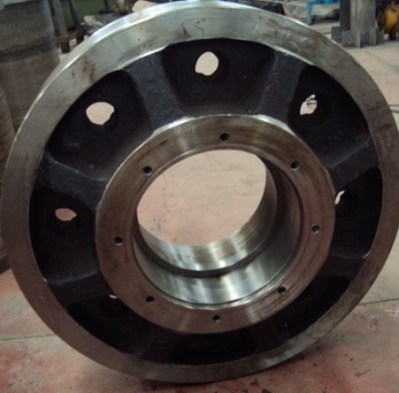 OEM STEEL SAND Casting wheel,steel crane wheels