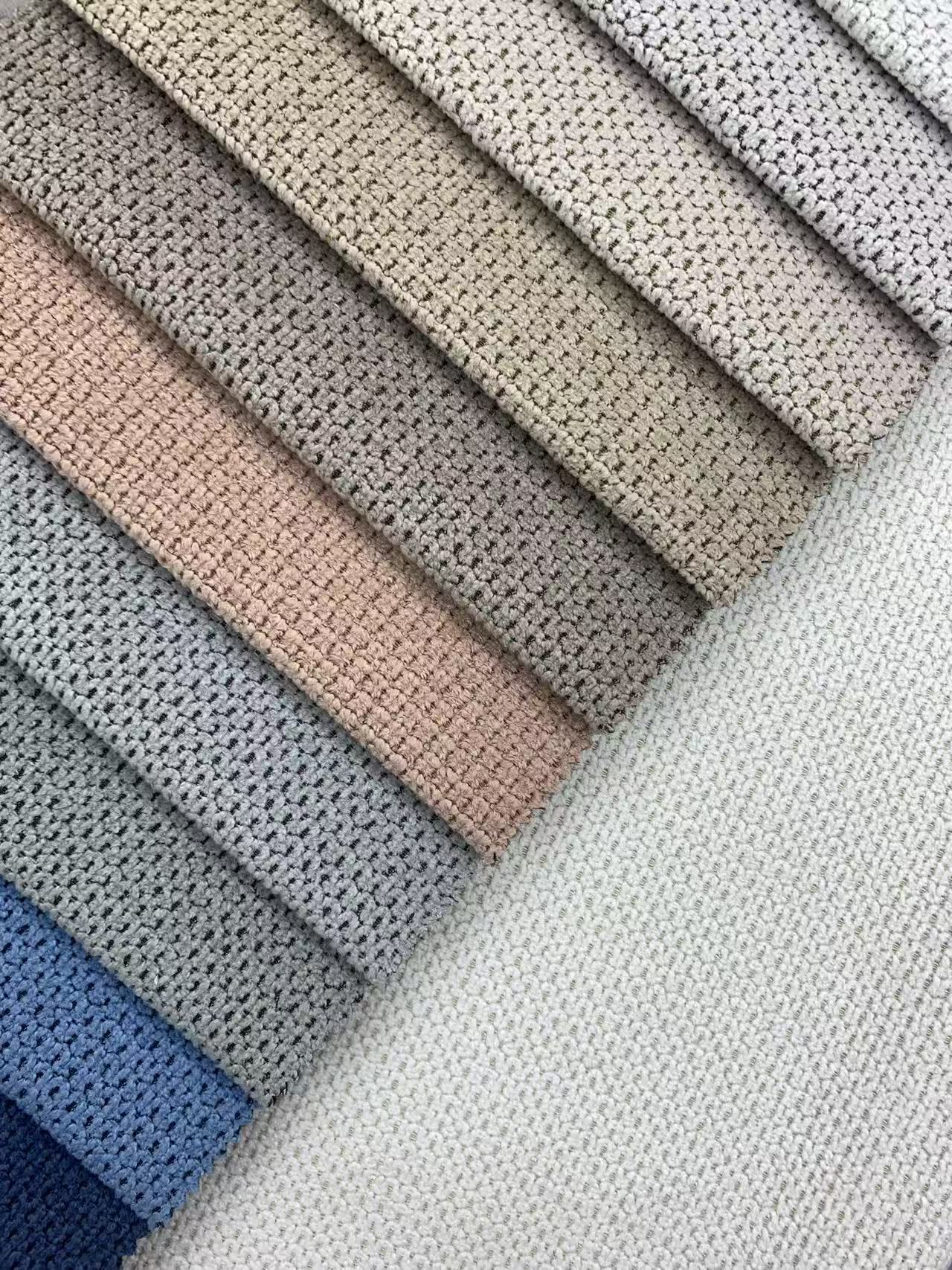 Loop Texture Velvet Upholstery Fabric for Sofa