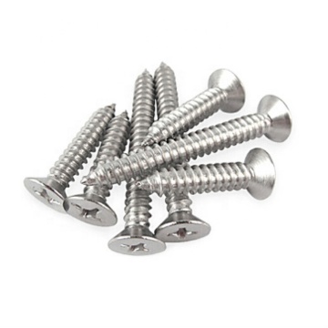 M2-M6 Zinc Plated Sheet Metal Countersunk Head Self-Tapping Wood Screws