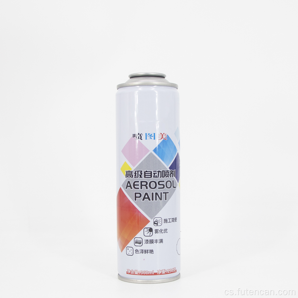 Kulatý aerosol Kovový pocínovaný plechovka