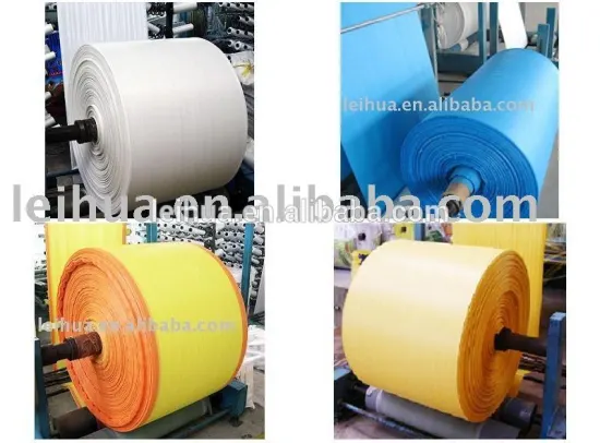 Tubular pp woven fabric in 30cm~150cm width