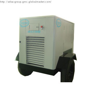 Greenair ATLAS Portable Screw Compressor with 10 Bar