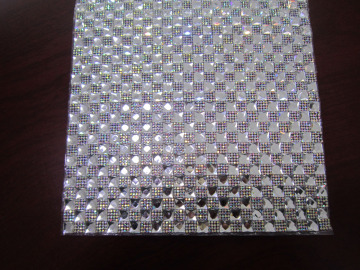 Hot fix AB crystal rhinestone and white glass