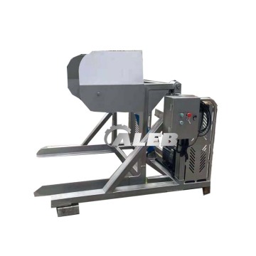 Stainless steel bucket elevator with 200L Stainless steel bin lifter and feeder for sausage machine