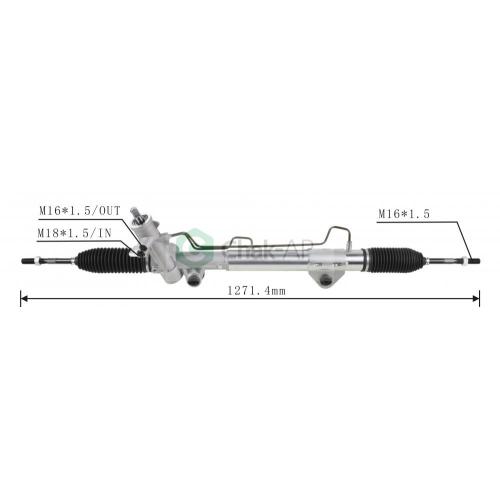 LHD Hydraulic Power Steering System Components Steering Racks Dodge Dakota 4WD 2000-2004