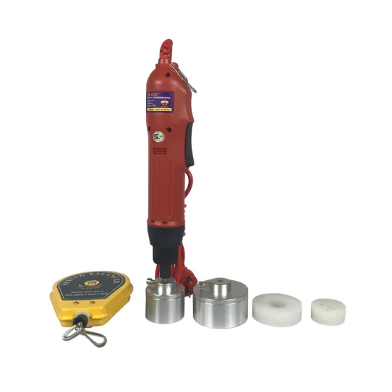 Electric Hand-Held Capping Machine for Small Mineral Water Bottles