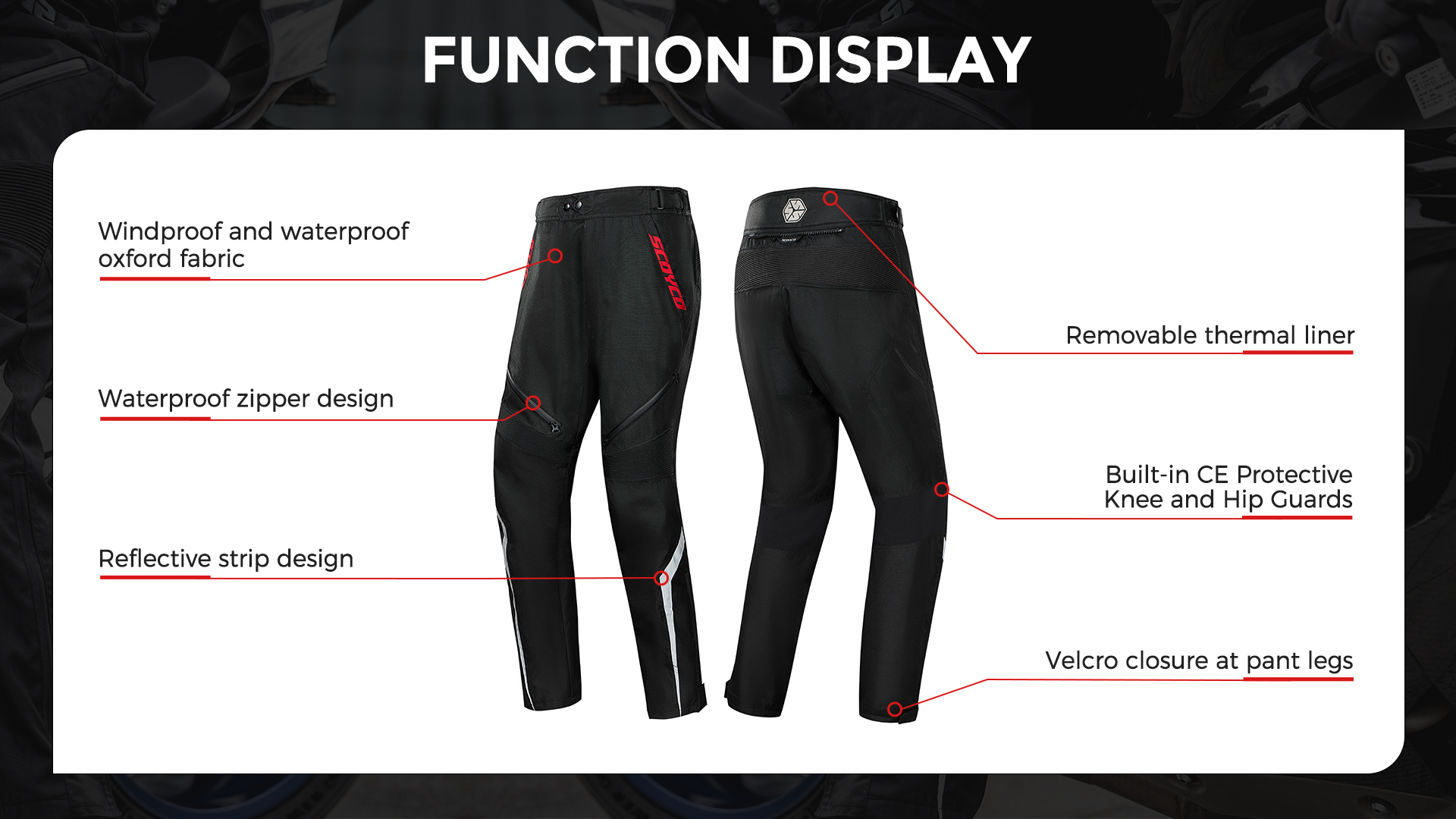 armored riding pants