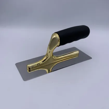 Stainless Steel Trowel with Plastic Handle for Finishing Plaster and Concrete