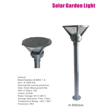 High bright solar lawn lighting for residential quarters