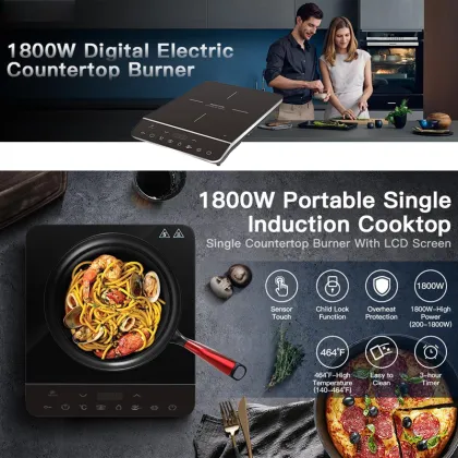 Wholesale 2000W-2200W Induction Cooker with Kids Safety Lock and Timer